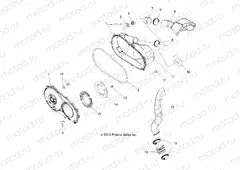 BODY | BODY, CLUTCH COVER and DUCTING - A13MH76FF (49ATVCLUTCHCVR13SP800F)