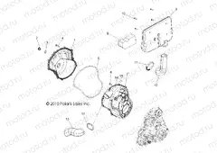 BODY | BODY, CLUTCH COVER and DUCTING - R13WH90DG (49RGRCLUTCHCVR11DCREW)