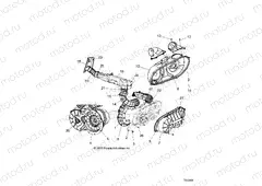 BODY | BODY, CLUTCH COVER and DUCTING - R17RTED1F1/SD1C1 (700348)