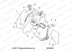 BODY | BODY, CONSOLE - S20FJB8/FJE8/FJP8 ALL OPTIONS (600582C)