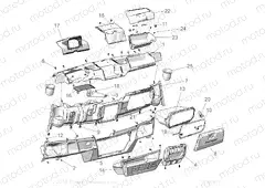 BODY | BODY, DASH - R20RRED4F1/N1/SD4C1 (C700397)