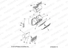 BODY | BODY, DASH STORAGE - Z20N4E92AL/AR/BL/BR (C700248-14)