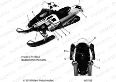 BODY | BODY, DECAL - S20CFF5BSL/BEL (601182)
