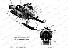 BODY | BODY, DECAL, SNOW CHECK, RED SIDE PANEL W/BLK ACCENT - S20ELS8RS/8RE (601462)
