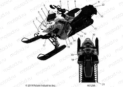 BODY | BODY, DECAL XC, BLK SIDE PANEL W/RED ACCENT SC SELECT - S20FJP8 (601256)