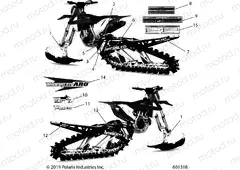 BODY | BODY, DECALS (129/137 RED OPT.) - J20USC/UKB/UKC (601318)