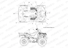 BODY | BODY, DECALS - A11MH50FF (49ATVDECAL11SP500F)
