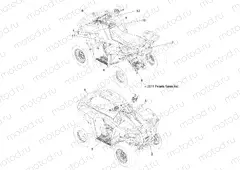 BODY | BODY, DECALS - A13EA32FA (49ATVDECAL12BOSSI)