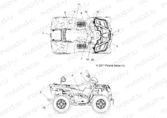 BODY | BODY, DECALS - A13MN50ET/EX (49ATVDECAL12SP500TR)