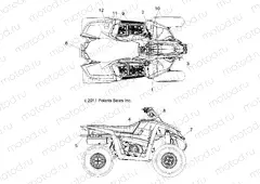 BODY | BODY, DECALS - A13NA32AA (49ATVDECAL12TB)