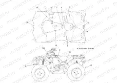 BODY | BODY, DECALS - A13ZN55TA (49ATVDECAL13SP550)