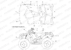 BODY | BODY, DECALS - A15SXE85HI (49ATVDECAL15SP850MD)