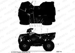 BODY | BODY, DECALS - A20SEA50A1/A5/CA1/CA5 (900119-01)