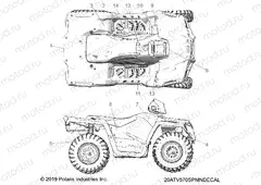 BODY | BODY, DECALS - A20SEA57A1/A4/A7/A9