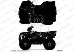 BODY | BODY, DECALS - A20SEA57A1/A4/A7/A9/B1/B4/B7/B9 (900120-01)