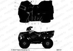 BODY | BODY, DECALS - A20SEE50A1/A5/CA1/CA5 (900121-01)
