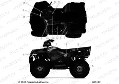BODY | BODY, DECALS - A20SEE57A1/A4/A7/A9/B1/B4/B7/B9 (900122-01)