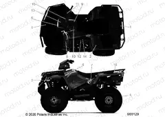 BODY | BODY, DECALS - A20SEF57D5 (900129-01)