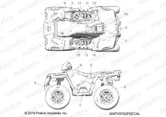 BODY | BODY, DECALS - A20SEJ57A1/A4/A7/A9 (20ATV570SPDECAL)