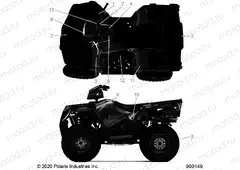 BODY | BODY, DECALS - A20SET57C1/C2/F1 (900149-01)