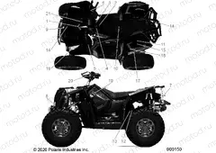 BODY | BODY, DECALS - A20SGE95AK (900150-01)