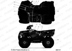 BODY | BODY, DECALS - A20SHE57FP/S57CP/FP/CU (900151-01)