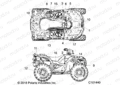 BODY | BODY, DECALS - A20SLZ95AE (C101440)
