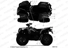 BODY | BODY, DECALS - A20SVA85A3 (900133-01)