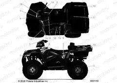 BODY | BODY, DECALS - A20SWE57A1/3A1 (900130-01)