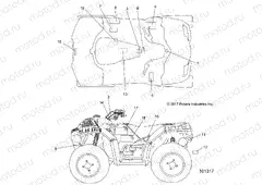 BODY | BODY, DECALS - A20SXN85A8 (101317)