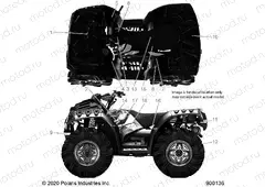 BODY | BODY, DECALS - A20SXN85A8/CA8 (900136-01)