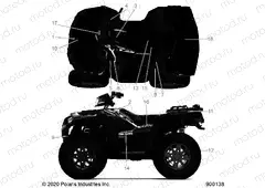 BODY | BODY, DECALS - A20SXZ95AG/CAG (900138-01)