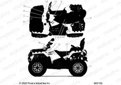 BODY | BODY, DECALS - A20SYE95KH (900156-01)