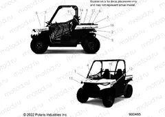 BODY | BODY, DECALS - A23HZB15A1/A4/B1/B4  (900465)