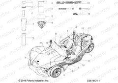 BODY | BODY, DECALS AND BADGES (SL MODELS) - T20AAPHD ALL OPTIONS (C0514134-1)
