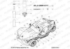 BODY | BODY, DECALS AND BADGES - T20AAGHD ALL OPTIONS (C0514134-3)