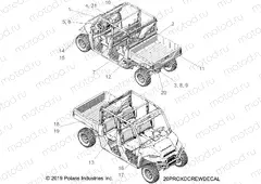 BODY | BODY, DECALS - D21BEP99A4/B4/GP99A4 (20PROXDCREWDECAL)