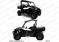BODY | BODY, DECALS - G20GAJ99AK/BK (900163-01)