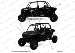 BODY | BODY, DECALS, GRAPHICS - Z23N4E99A/99B (900531)