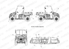 BODY | BODY, DECALS - R13RH76AG/AH/AN (49RGRDECAL13800MID)