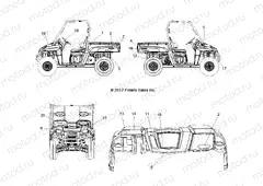 BODY | BODY, DECALS - R13TH76/7E ALL OPTIONS (49RGRDECAL13800EFI)