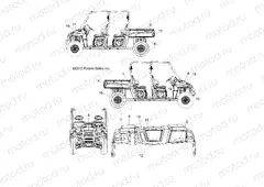 BODY | BODY, DECALS - R13WH76AG/AR/EAH/EAI (49RGRDECAL12CREW)