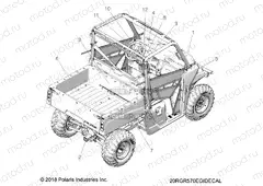 BODY | BODY, DECALS - R20MAA57K1 (20RGR570EGIDECAL)