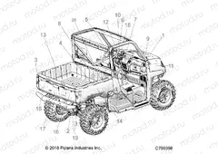 BODY | BODY, DECALS - R20RRED4F1/N1/SD4C1 (C700398)