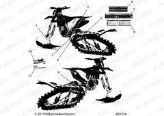 BODY | BODY, DECALS (RED LE OPT.) - J20DRCXXXR (601374)