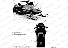 BODY | BODY, DECALS - S20WAA1ASA/AEA (601244)