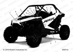 BODY | BODY, DECALS, STANDARD - Z20RA_92AC/BC/AK/BK/AR/BR/AE/BE/AH/BH/AT/BT (900114)