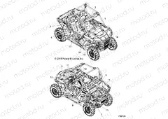 BODY | BODY, DECALS - Z20A5A87B2/E87BP/BK/BX (702436)
