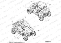 BODY | BODY, DECALS - Z20ASE99AH/LH/BH (20RZR900S)