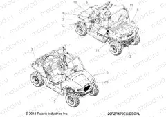 BODY | BODY, DECALS - Z20CHA57K2 (20RZR570EGIDECAL)
